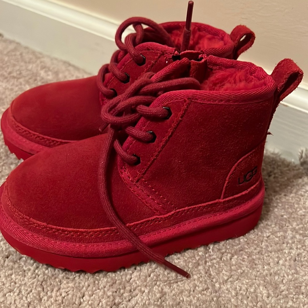 Red ugg boot